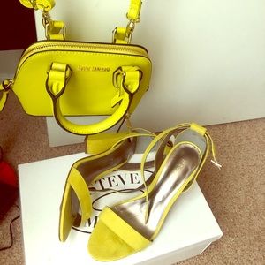 Steve Madden sandals and purse